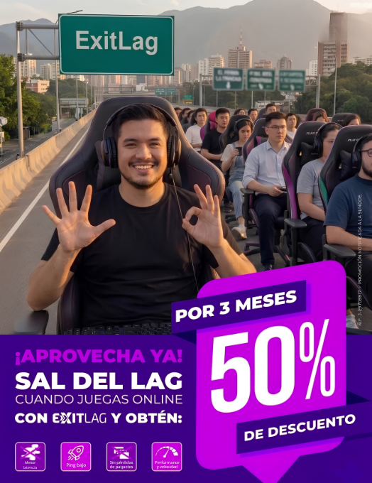 ExitLag 50% de dto mobile